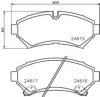 HELLA PAGID 8DB 355 013-501 Brake Pad Set, disc brake